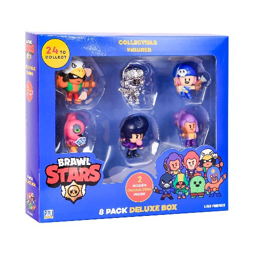 Brawl Stars - S1 Deluxe 8-Pack Figures (Random
Packaged Pack)