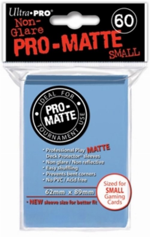 Ultra Pro Japanese Small Size Card Sleeves 60ct
- Matte Light Blue