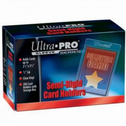 Ultra Pro - Semi-Rigid Card Holders with 1/2" Lip (200
ct.)