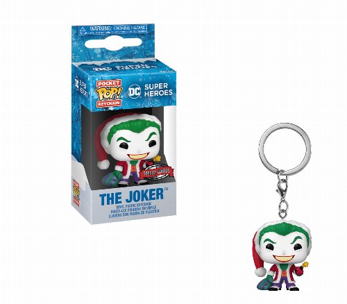 Funko Pocket POP! Μπρελόκ DC Heroes: Holiday - The
Joker Φιγούρα (Exclusive)