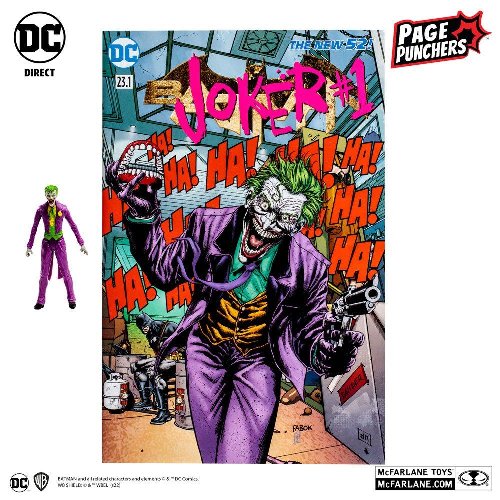 DC Comics: Page Punchers - Joker (DC Rebirth)
Action Figure (8cm) Includes Comic Book