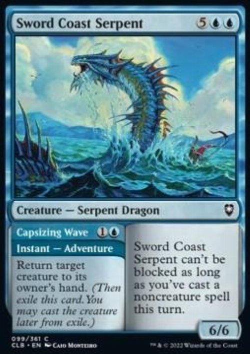 Sword Coast Serpent // Capsizing Wave
