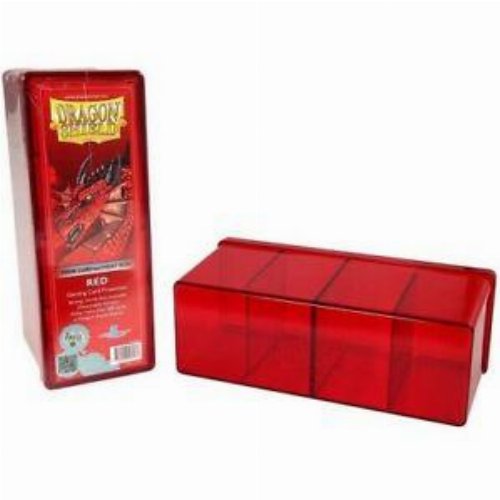 Dragon Shield - 4 Compartment Storage Box -
Red