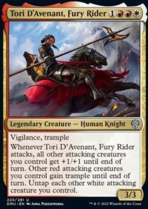 Tori D'Avenant, Fury Rider