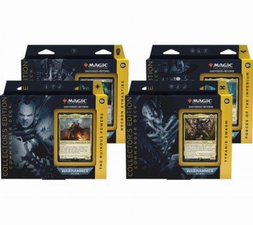 Magic the Gathering - Warhammer 40000 Commander
Collector's Deck Set of 4