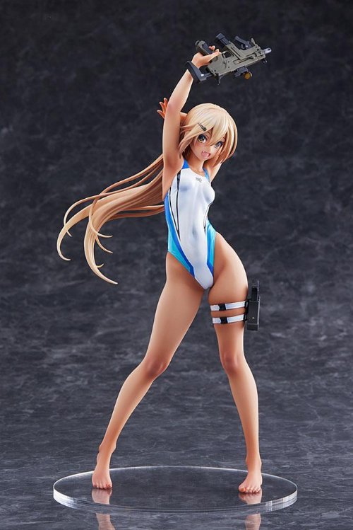 Arms Note - Kouhai-chan of the Swim Club Blue
Line Swimsuit Statue Figure (29cm)