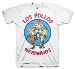 Breaking Bad - Los Pollos Hermanos White T-Shirt
(L)