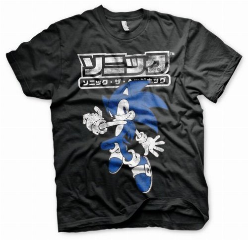 Sonic The Hedgehog - Japanese Logo Black
T-Shirt