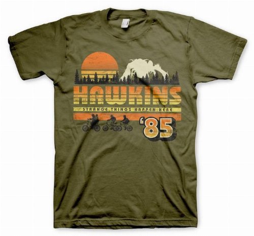 Stranger Things - Hawkins '85 Vintage Olive
T-Shirt (XXL)