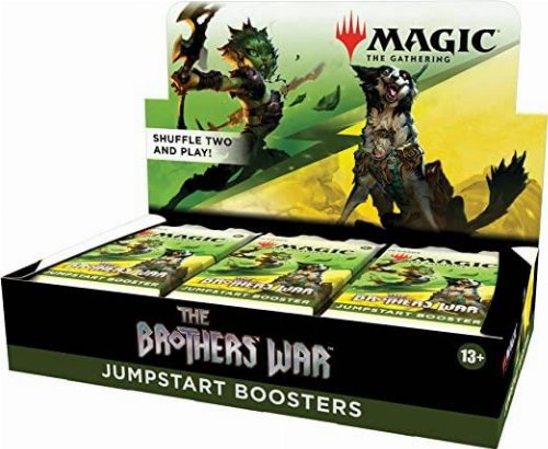 Magic the Gathering Jumpstart Booster Box (18
boosters) - The Brothers' War