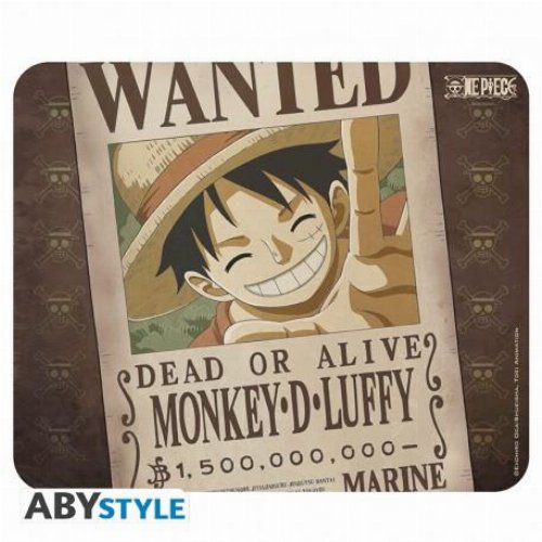 One Piece - Wanted Luffy Mousepad (24cm)