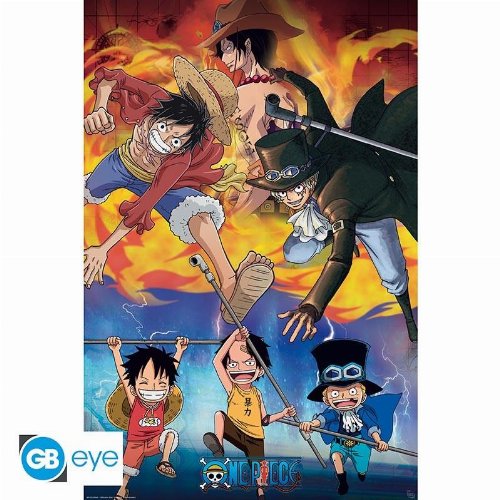 One Piece - Ace, Sabo & Luffy Αυθεντική Αφίσα
(92x61cm)