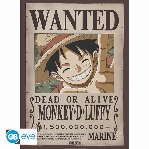 One Piece - Wanted Luffy Αυθεντική Αφίσα
(52x38cm)