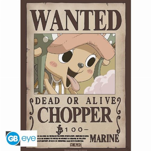 One Piece - Wanted Chopper Αυθεντική Αφίσα
(52x38cm)