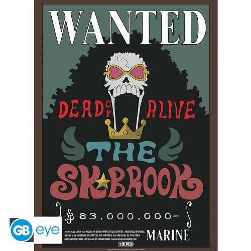 One Piece - Wanted Brook Αυθεντική Αφίσα
(52x38cm)