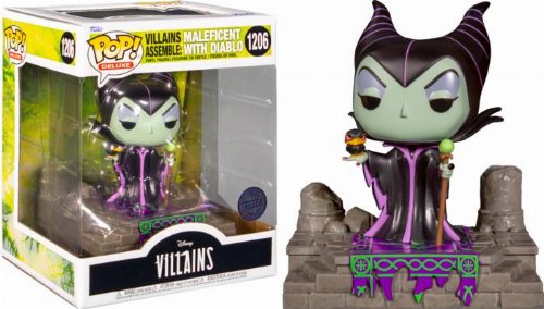 Φιγούρα Funko POP! Deluxe: Disney Villains Assemble -
Maleficent with Diablo #1206 (Exclusive)