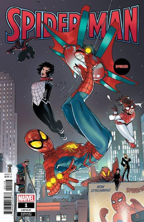 Τεύχος Κόμικ Spider-Man #01 Bengal Connecting Variant
Cover