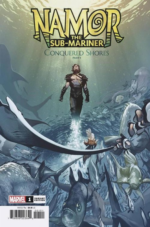 Τεύχος Κόμικ Namor The Sub-Mariner Conquered Shored #1
(OF 5) Larraz Variant Cover