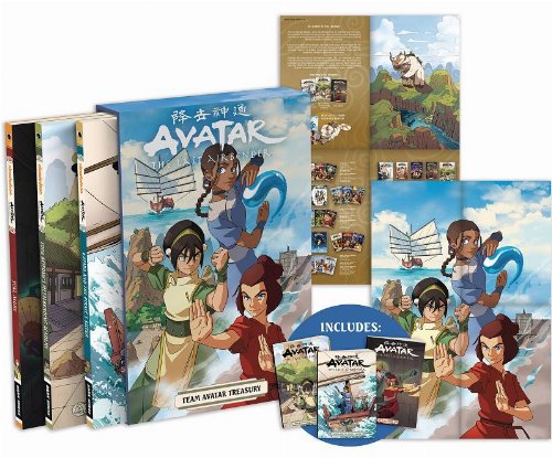 Avatar The Last Airbender Team Avatar Treasury Box
Set