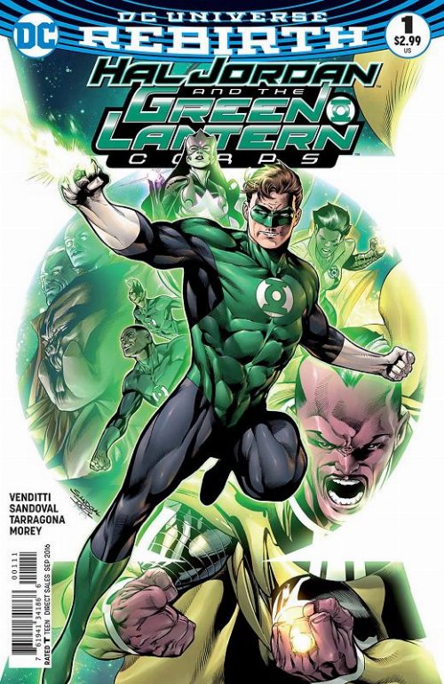 Τεύχος Κόμικ Hal Jordan And The Green Lantern Corps
#01 (Rebirth)