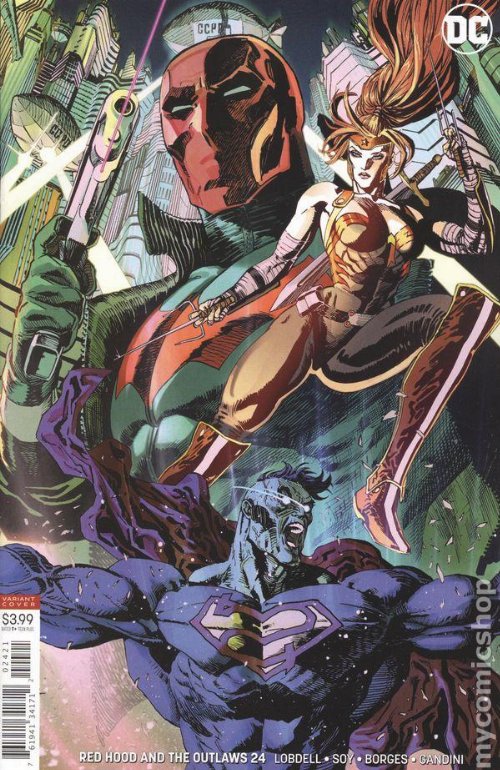 Τεύχος Κόμικ Red Hood And The Outlaws #24 Variant
Cover