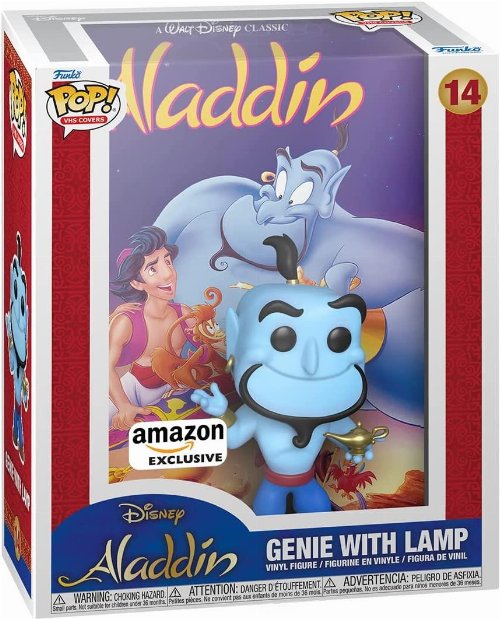 Φιγούρα Funko POP! VHS Covers: Aladdin - Genie with
Lamp #14 (Exclusive)
