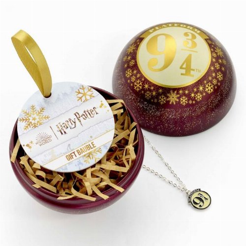 Harry Potter - Platform 9 3/4 Bauble &
Necklace Gift Set