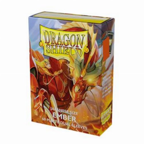 Dragon Shield Sleeves Japanese Small Size - Matte Dual
Ember (60 Sleeves)