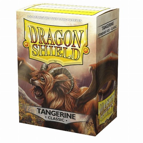 Dragon Shield Sleeves Standard Size - Tangerine (100
Sleeves)