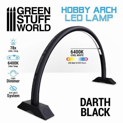 Green Stuff World - Hobby Arch LED Lamp (Darth
Black)