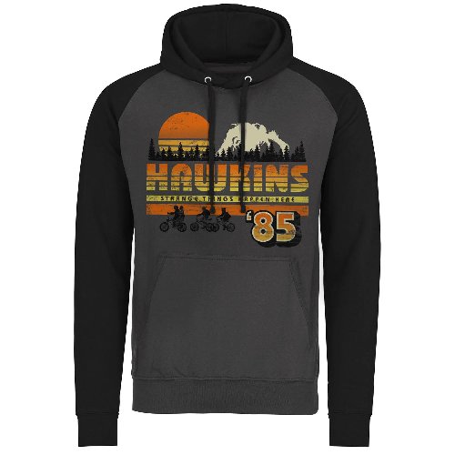 Stranger Things - Hawkins '85 Vintage Baseball Φούτερ
Hoodie (M)