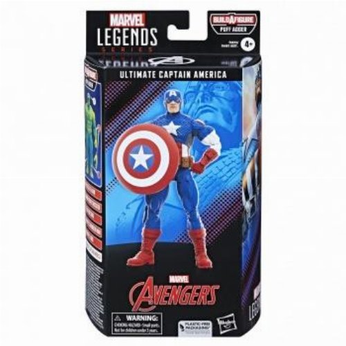 Marvel Legends - Ultimate Captain America Φιγούρα
Δράσης (15cm) (Build-A-Figure Puff Adder)