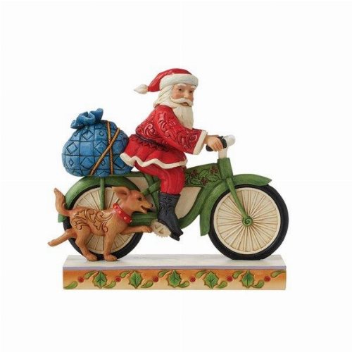 Jim Shore: Enesco - Santa Riding Bike Φιγούρα
Αγαλματίδιο (12cm)