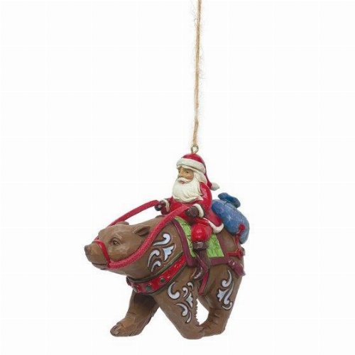 Jim Shore: Enesco - Santa Riding Bear Hanging
Ornament