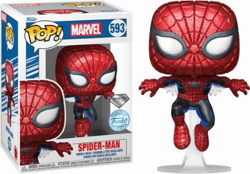 Φιγούρα Funko POP! Marvel: Spider-Man - Spider-Man
(Diamond Collection) #593 (Exclusive)