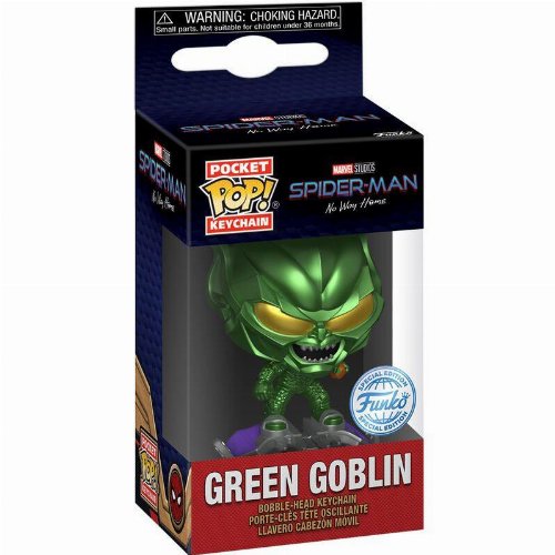 Funko Pocket POP! Μπρελόκ Marvel - Green Goblin with
BMB Φιγούρα (Exclusive)
