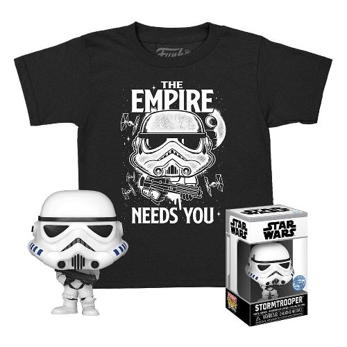 Συλλεκτικό Funko Box: Star Wars - Stormtrooper Pocket
POP! με T-Shirt (S-Kids)