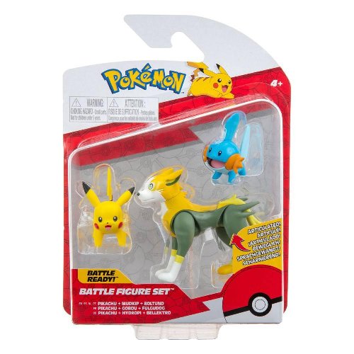 Pokemon - Mudkip, Pikachu & Boltund Φιγούρες
(5-8cm)