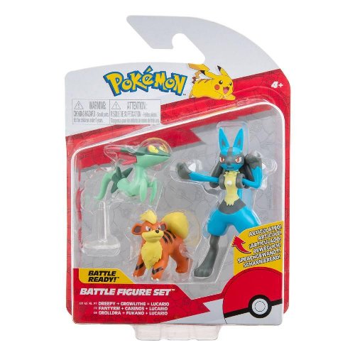 Pokemon - Growlithe, Dreepy & Lucario 3-Pack
Action Figures (5cm)