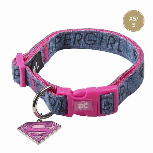 DC Comics - Supergirl Pet Collar (Neck Length:
22-35cm)