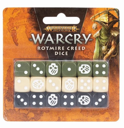 Warhammer Age of Sigmar: Warcry - Rotmire Creed
Dice Pack