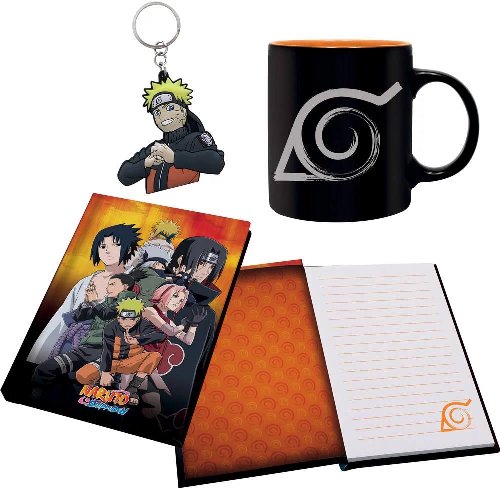 Naruto Shippuden - Konoha Characters Σετ Δώρου (Mug,
Notebook, Keychain)