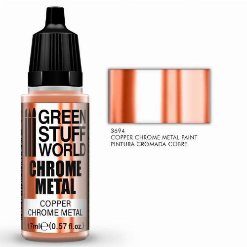 Green Stuff World Metallic Paint - Chrome Copper Χρώμα
Μοντελισμού (17ml)