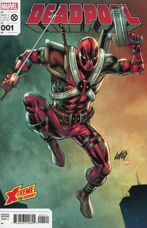 Deadpool #01 Liefeld X-Treme MARVEL Variant
Cover