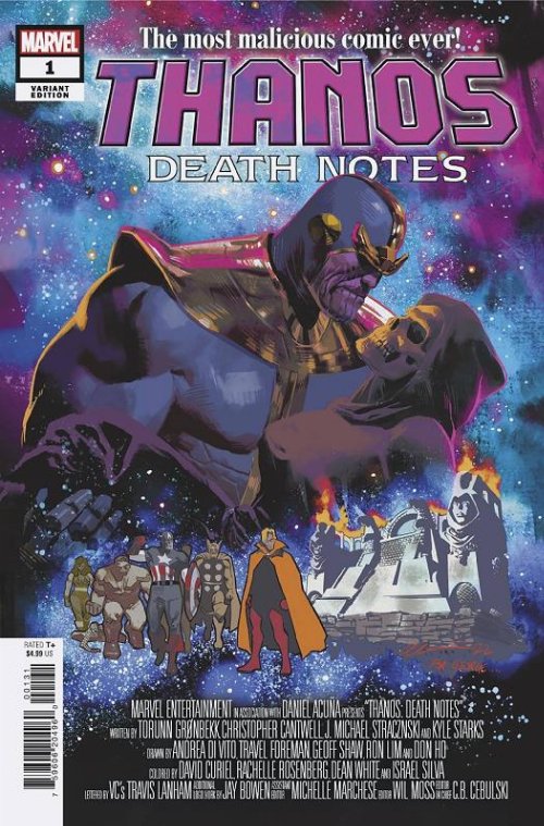 Thanos Death Notes #1 Acuna Variant
Cover