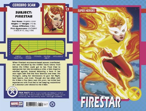X-Men #17 Dauterman Trading Card Variant
Cover