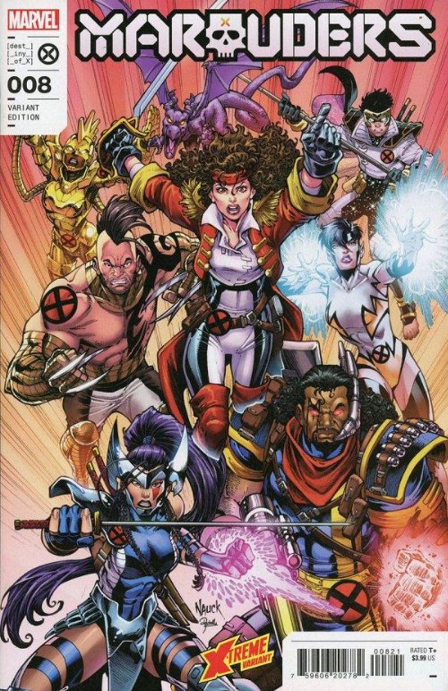 Τεύχος Κόμικ Marauders #8 Nauck X-Treme Marvel Variant
Cover