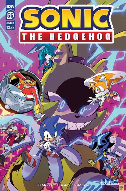 Τεύχος Κόμικ Sonic The Hedgehog #55 Cover
B