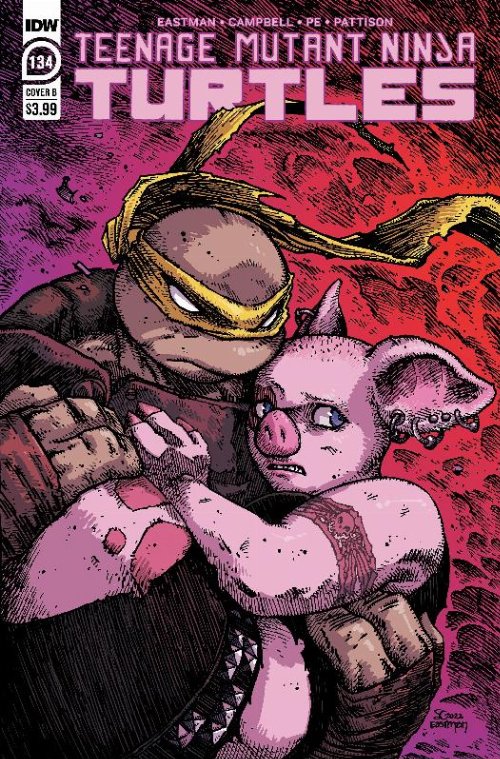 Τεύχος Κόμικ Teenage Mutant Ninja Turtles #134 Cover
B