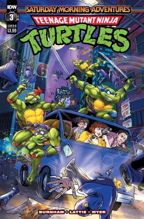 Τεύχος Κόμικ Teenage Mutant Ninja Turtles Saturday
Morning Adventures #3 Cover C